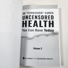 Uncensored Health 25 Forbidden Cures You Can Have Today Volume 2 PB 2019