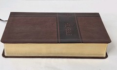 Holy Bible NIV Brown Leathersoft Cover Book Gold Gilded Page Edges