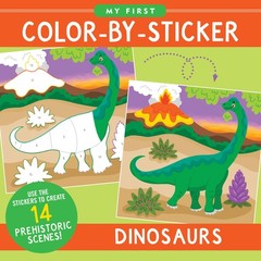 My First Color-by-Sticker Book – Dinosaurs