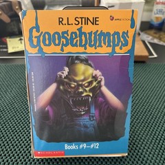 Vtg. Goosebumps Book #9 – #12 Book Sleeve Scholastic **No Books READ**