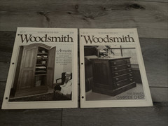 VINTAGE LOT OF 15 ISSUES WOODSMITH NOTES FROM THE SHOP WOODWORKING #61-75