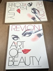 Revlon Art of Beauty Workbook 1982 Doubleday Vintage Makeup Guide Slipcase