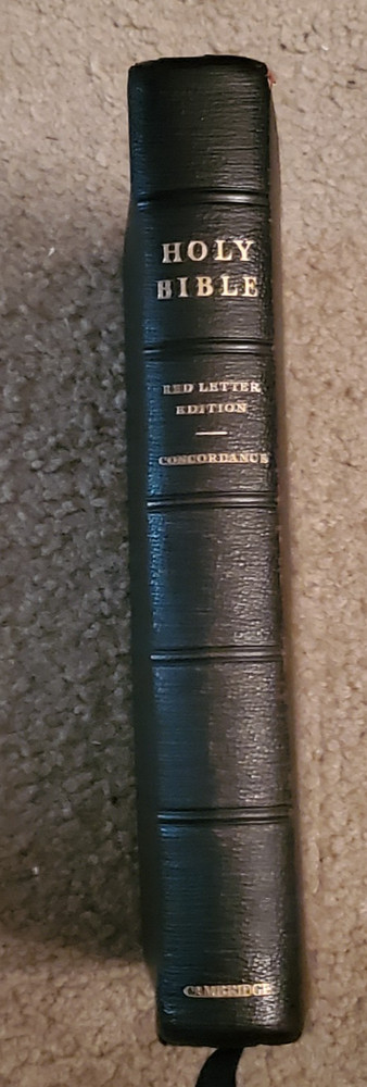Cambridge Concord Holy Bible KJV Morocco Leather 26XRL Red Letter