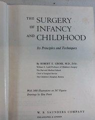 The Surgery of Infancy and Childhood, Gross, 1953, E-119