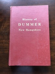 History of Dummer New Hampshire 1773-1973 HC 244 pages–Lots of Photos–L@@K!!!