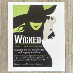 SIGNED (Wicked) OUT OF OZ by Gregory Maguire 1st Edition 1st Printing 2011 HCDJ