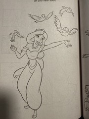 Disney Princess: Coloring Book for Kids. Activity Book for Girls – 400 Pages