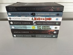 Agatha Christie Poirot Series 7 Books Collection Paperback