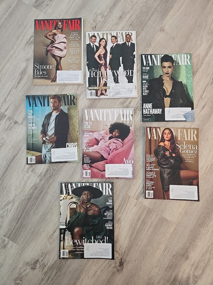 Vanity Fair Magazine Lot Of 7 2024 Issues 755-759, 762, 763