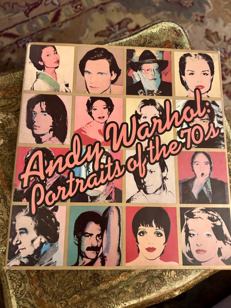 Andy Warhol Portraits of the 70s SIGNED First Edition 1979 HC/DJ