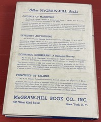 Merchandising Techniques by Edwina B Hogadone & Donald K Beckley HC 1st Ed. 1942