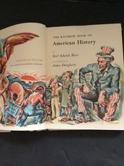 The Rainbow Book Of American History 1955 First Edition HC Illustrated