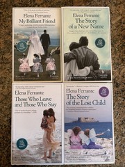 Elena Ferrante Complete Set Neapolitan Novels Books 1-4 Europa Like New Trade PB