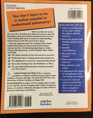 Book, Idiot’s Guide to Astronomy, Alpha Books, 1999, 448 pages, illustrated