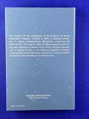 SOVIET NATIONALITY PROBLEMS By Edward Allworth & Alexandre Bennigsen – Hardcover