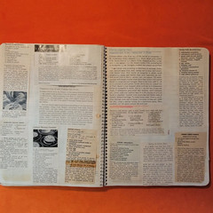 VTG My Recipes CookBook with Handwritten Recipes and Clippings approx 112 pages
