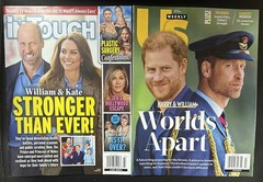 In Touch And US Magazines July 7 Th 2025 William & Kate And Harry