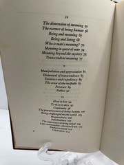 Who Is Man? by Abraham Heschel: Used