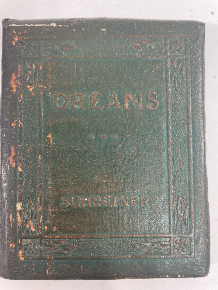 Dreams Olive Schreiner Green Miniature Little Leather Library Book 1920s