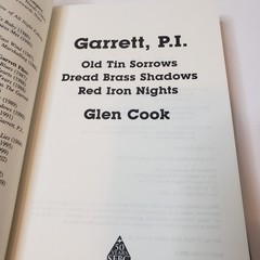 The Garrett Files & Garrett, P.I. Hardcover Book Lot Glen Cook Book Club Edition