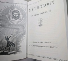 1942 Mythology by Edith Hamilton Hardcover Book DJ Little Brown VGC