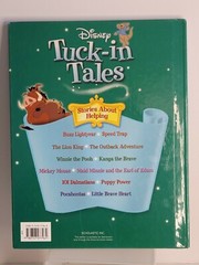Disney Tuck-in Tales: Stories About Helping HC 2005, 1st Printing Scholastic
