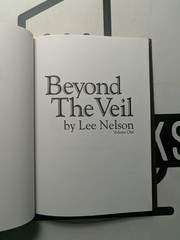 Beyond the Veil Volume 1 by Lee Nelson 1988 Hardcover Vintage! Religious Spiritu