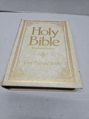 Vintage Holy Bible King James Version Our Family Bible” 1971 White & Gold 11.5