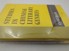 Studies in Chinese Literary Genres. Edited With an Introduction by Cyril Birch.