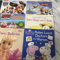 Lot Of 9 Paperback Books Children’s Preschool Mixed Titles Barbie, Peppa, Paw…