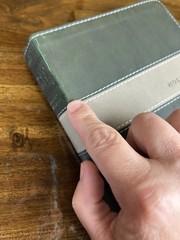 Holy Bible NLT New Living Translation Leather 2007 Tyndale Green