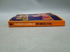 On Directing book paperback 1974 english Macmillan 308pgs Harold Clurman READ