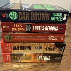 Dan Brown Paperback Books Lot of 5