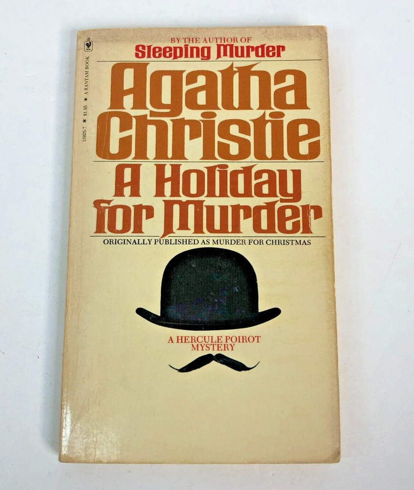 Vintage A HOLIDAY FOR MURDER Agatha Christie Bantam Books 1976