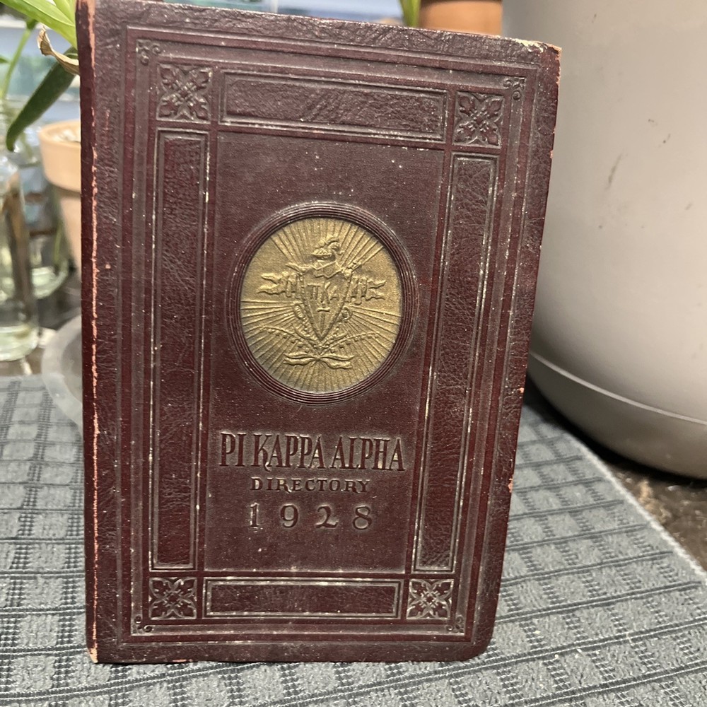 Pi Kappa Alpha Fraternity 1928 Directory
