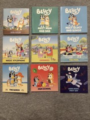 Bluey Short Story Books. 24 Pages Of Soft Covered Books, 9 In Total