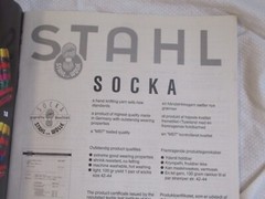 Stahl Wool socka pattern 24 pages instruction book craft