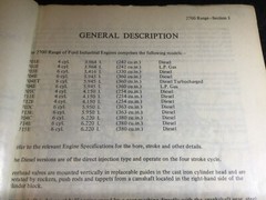 Ford 2700 Range Service Manual 4 & 6 Cyl Industrial 3.9L, 4.1L, 5.4L, 5.9L, 6.2L