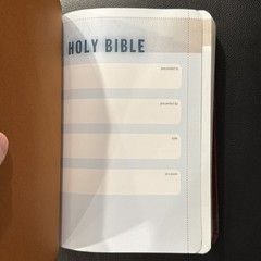 Bible NCV Giant Print Reference by Thomas Nelson: Bonded Leather—VERY GOOD