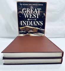 The Great West and Indians Two Volume Illustrated Set American Frontier History