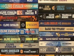 Lot of 10 Clive Cussler Paperbacks Random Mix of Books