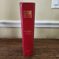 Ryrie Study Bible Expanded Ed NIV Red Letter Holy Word Moody Vtg 1994 HC