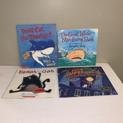 Lot Of 24 Children’s Books For Boys Mostly Soft & A Few Hardcover