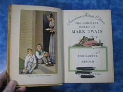 LOT OF 12 ANTIQUE THE COMPLETE WORKS OF MARK TWAIN #1-4, 9-11, 14-18 HC 1917