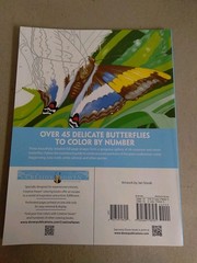 Creative Haven Butterflies Color by Number Coloring Book by Jan Sovak and…