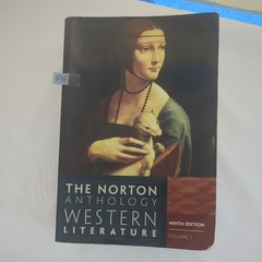 Norton Anthology of Western Literature 9th Edition, Vol. 1 – PB – FREE SHIPPING!