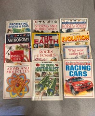 LOT of Vintage Usborne Books Science Guides 1990s Children’s Books x 12