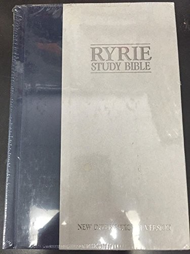 NEW INTERNATIONAL VERSION: RYRIE STUDY BIBLE By Charles C. Ryrie – Hardcover