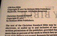CSB HOLMAN HOLY BIBLE Pew Edition (2017, HB) Black 6 1/4″ x 9 1/4″: Christianity