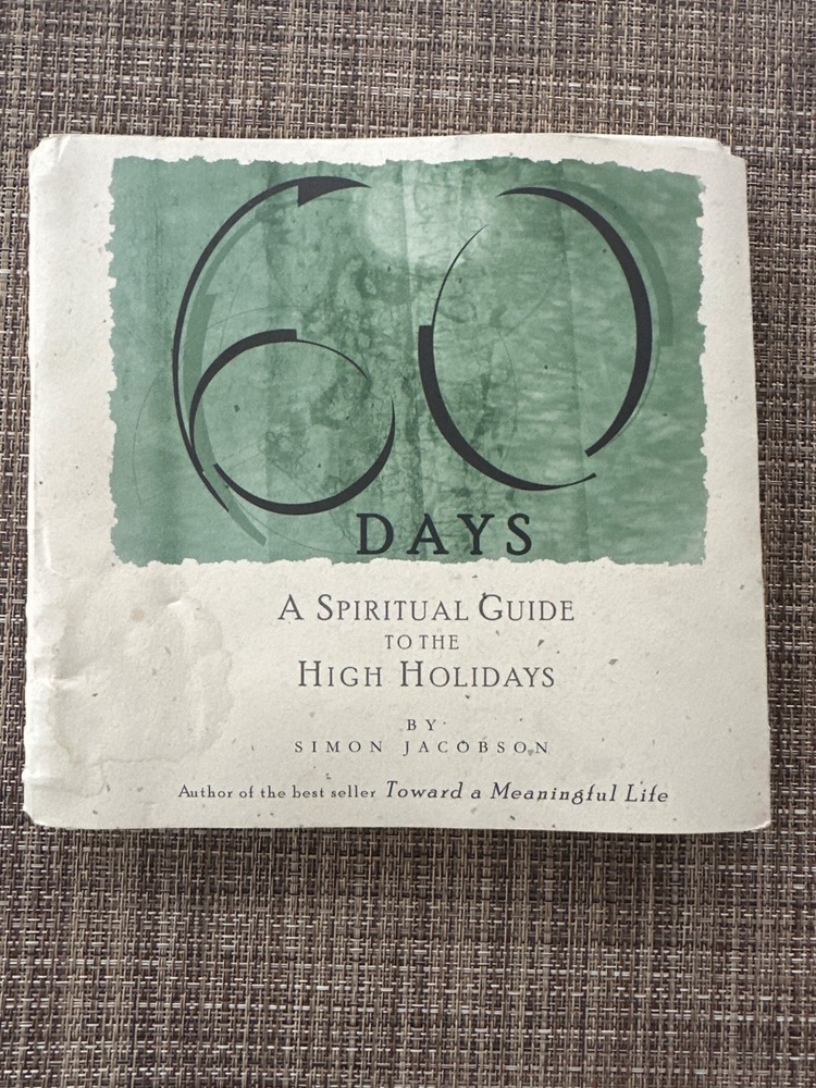 60 days a spiritual guide to yhe high holidays by Simon Jacobson